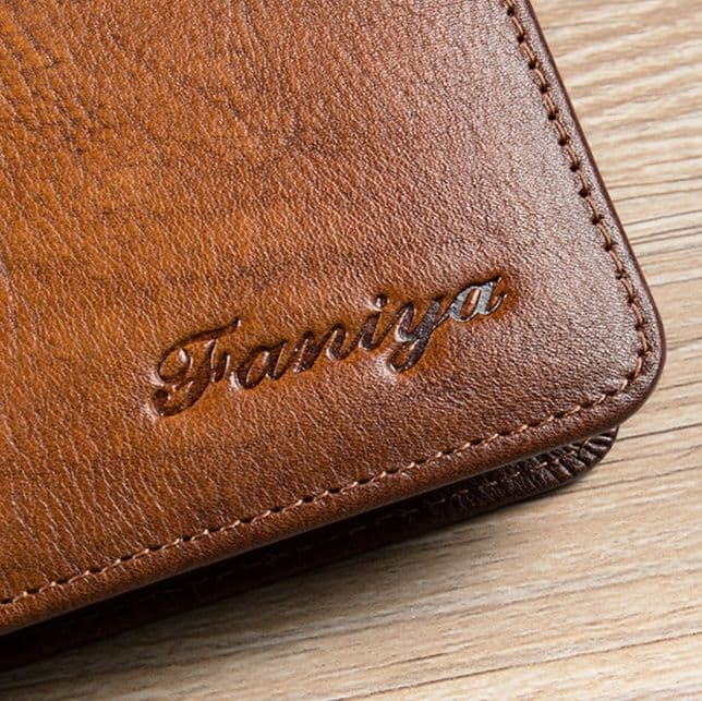 コンパクト 財布 高級本革二つ折りミニマム財布