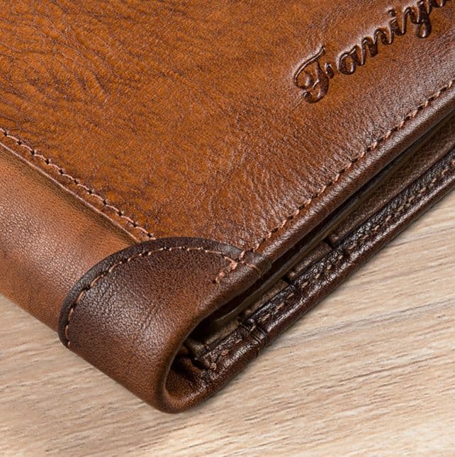 コンパクト 財布 高級本革二つ折りミニマム財布