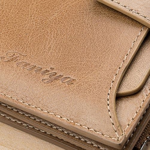 コンパクト 財布 機能的な多ポケット二つ折り財布