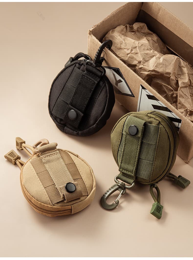 コンパクト 財布 ミリタリー風 多機能コンパクト財布