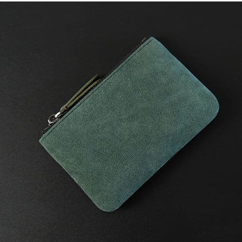 コンパクト 財布 スエード調ミニマル財布