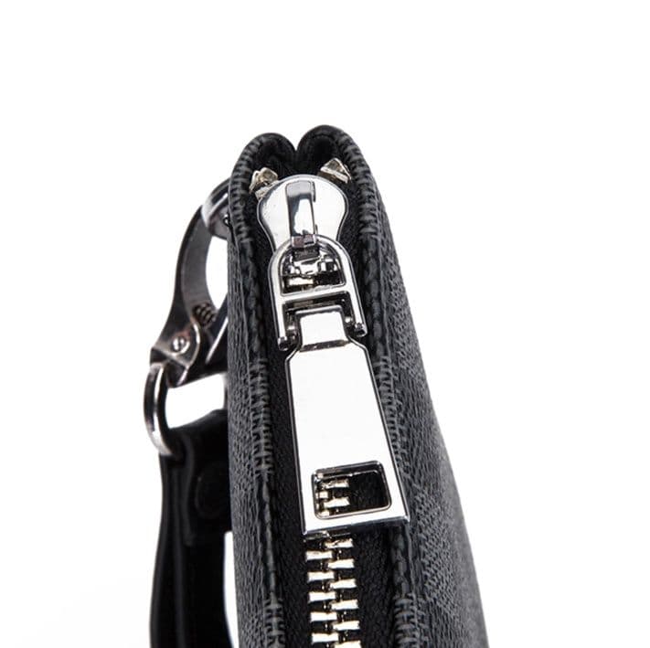 コンパクト 財布 防水格子柄クラッチ財布