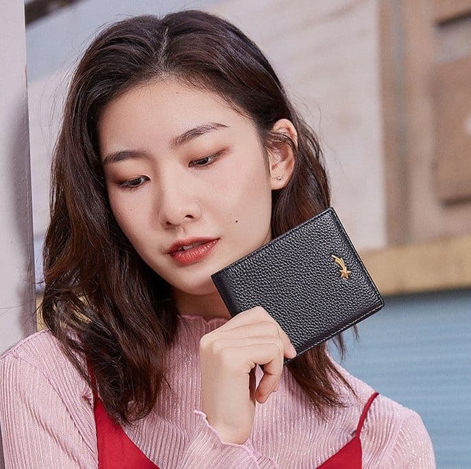 コンパクト 財布 星飛ぶ小さな宝物財布