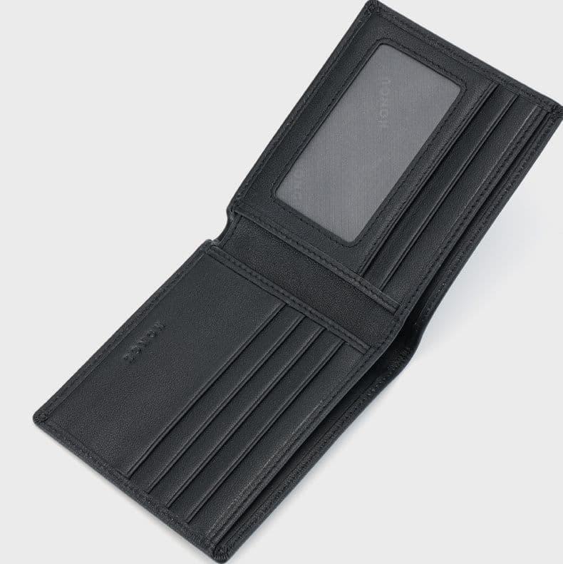 コンパクト 財布 上質牛革 薄型二つ折り財布