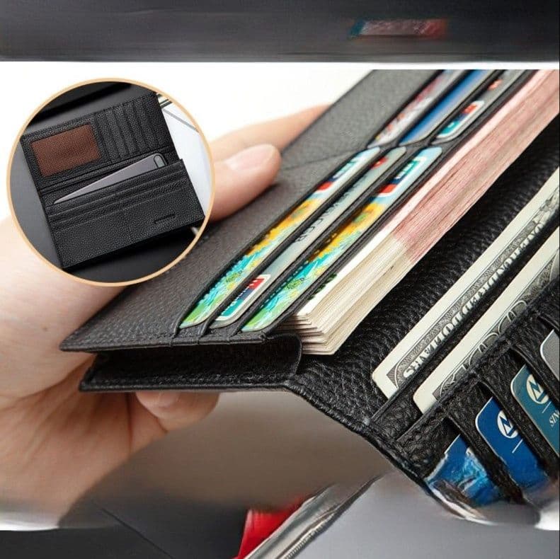 コンパクト 財布 上質本革スリム長財布