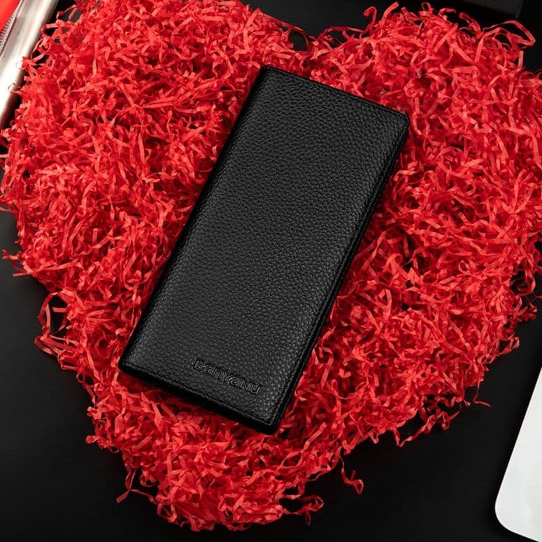 コンパクト 財布 上質本革スリム長財布