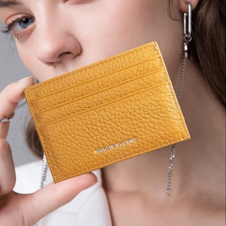 コンパクト 財布 上質レザー 薄型カードケース