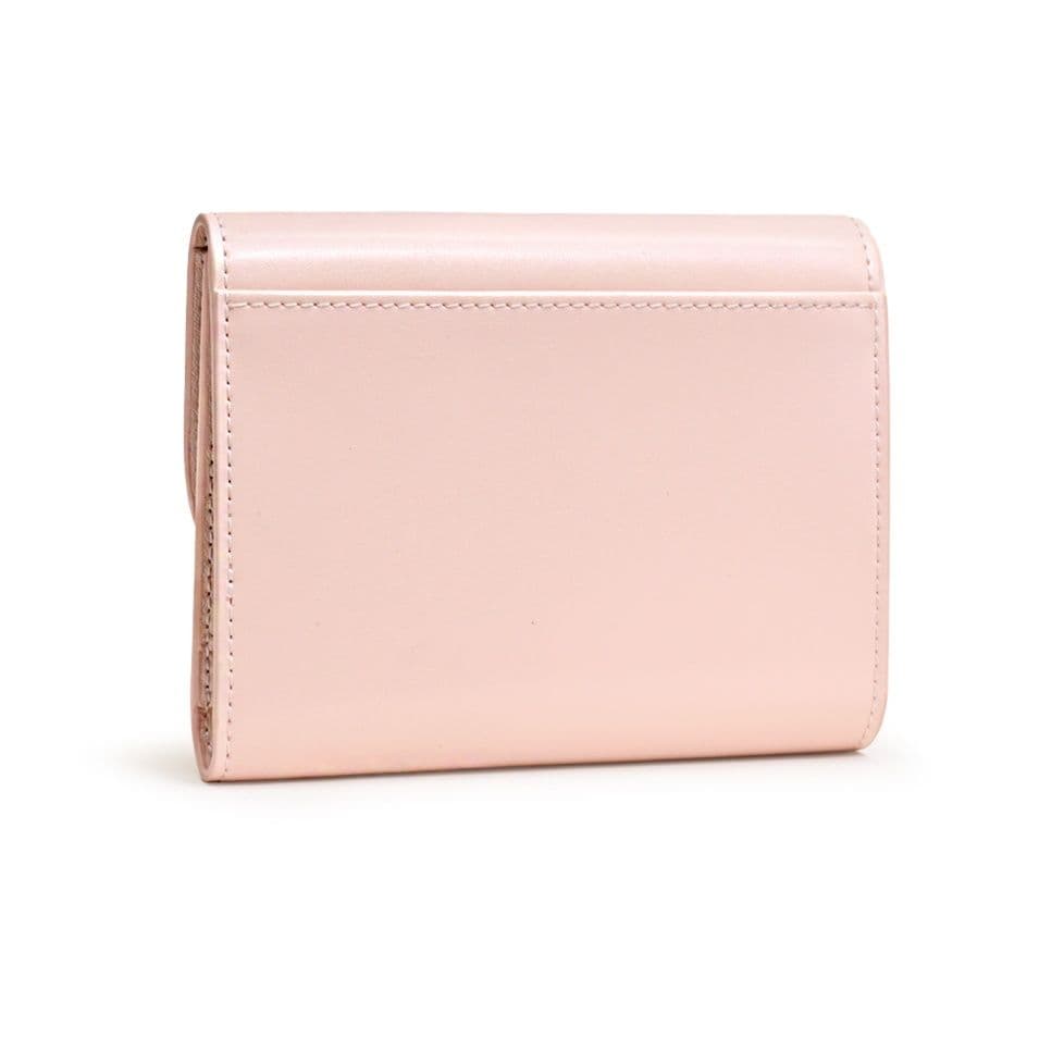 コンパクト 財布 さくらんぼ型押し三つ折りミニ財布