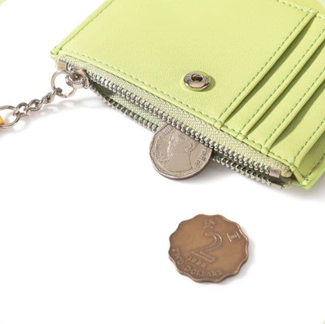 コンパクト 財布 パッチワーク波型ミニ財布