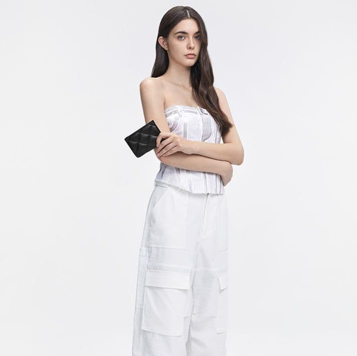 コンパクト 財布 キルティングデザイン ミニ財布