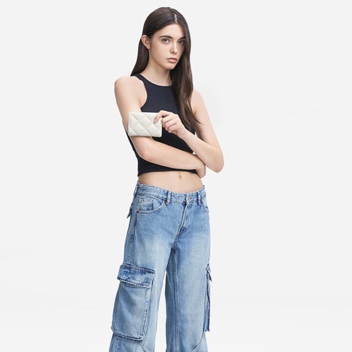 コンパクト 財布 キルティングデザイン ミニ財布