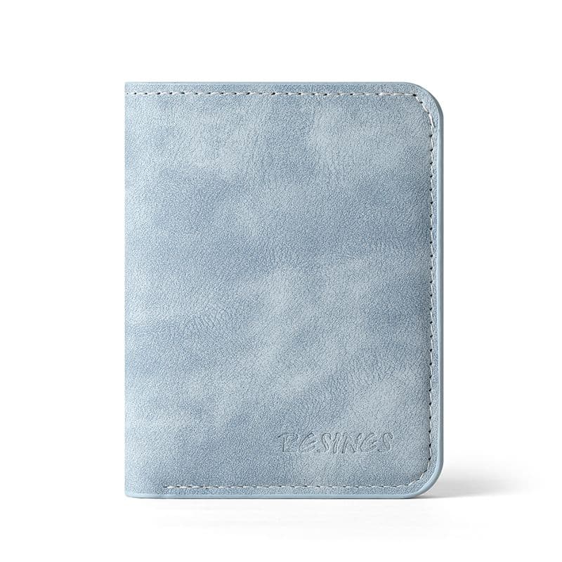 コンパクト 財布 上質レザー薄型二つ折り財布