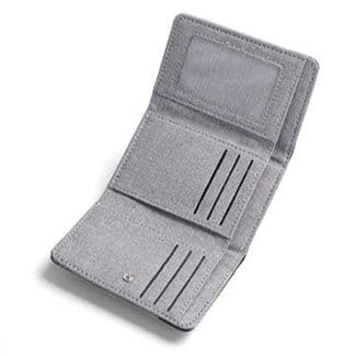 コンパクト 財布 スリム二つ折り 多機能ポケット財布