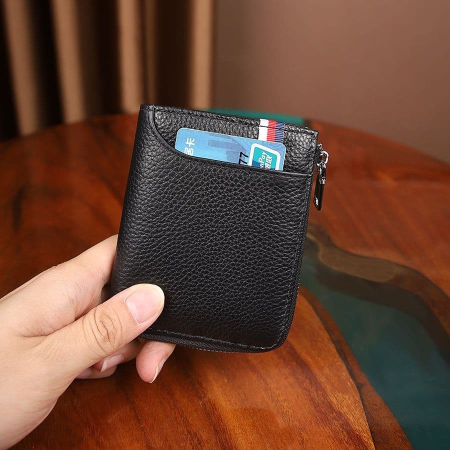 コンパクト 財布 多機能ジップアラウンド財布