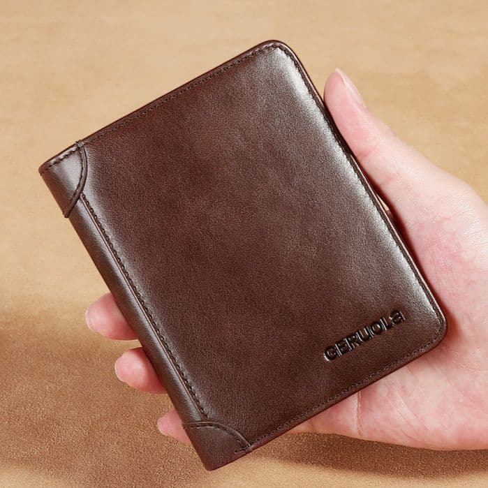 コンパクト 財布 本革二つ折り薄型コンパクト財布