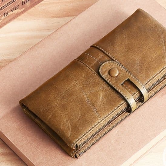 コンパクト 財布 本革二つ折り多機能長財布