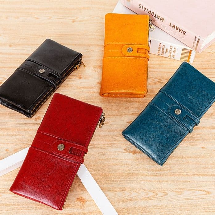 コンパクト 財布 本革二つ折り多機能長財布