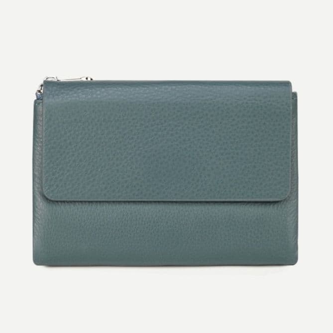 コンパクト 財布 上質レザー三つ折りミニ財布