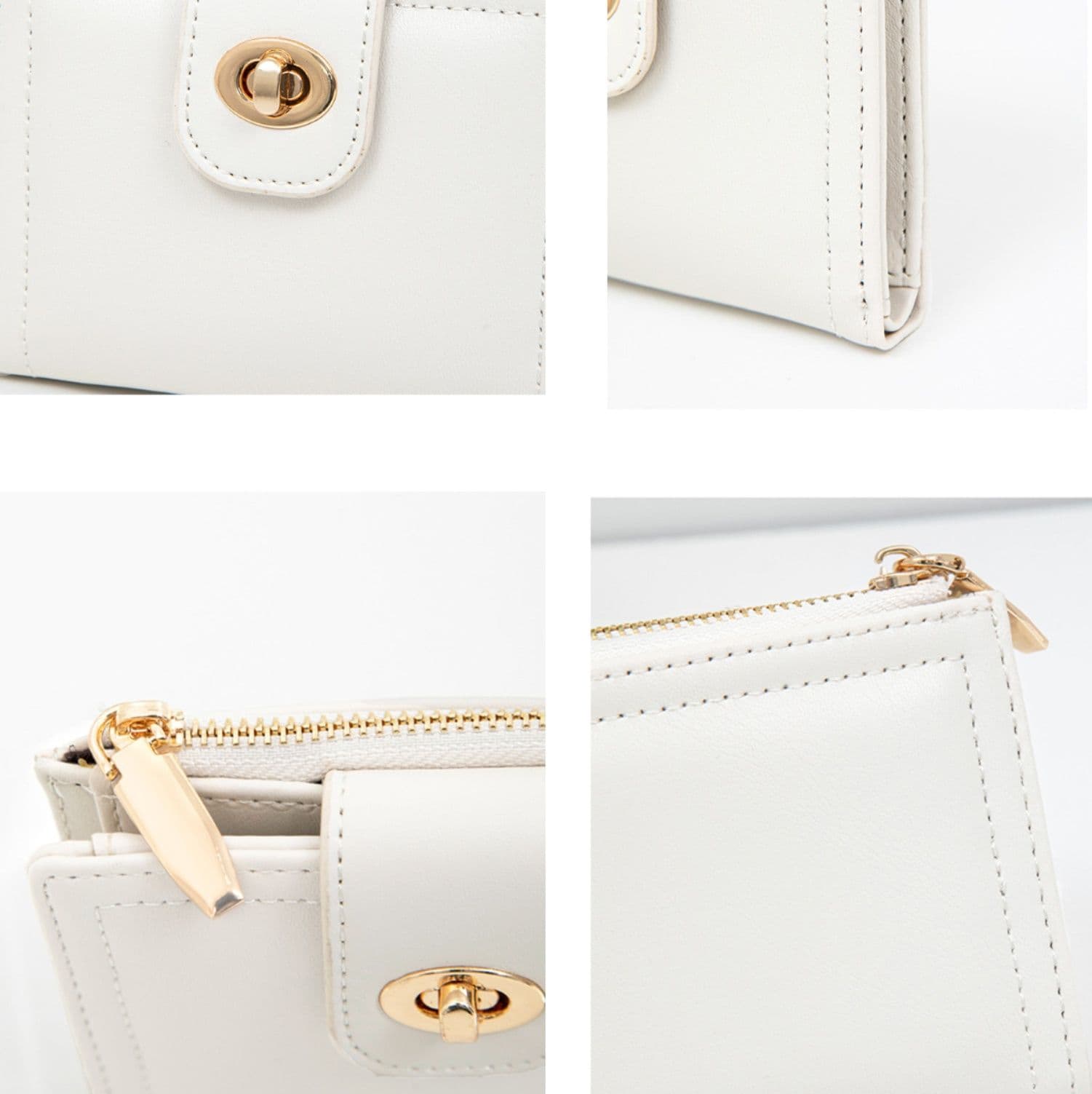 コンパクト 財布 レディース二つ折り財布 多機能カード収納 高級感小銭入れ