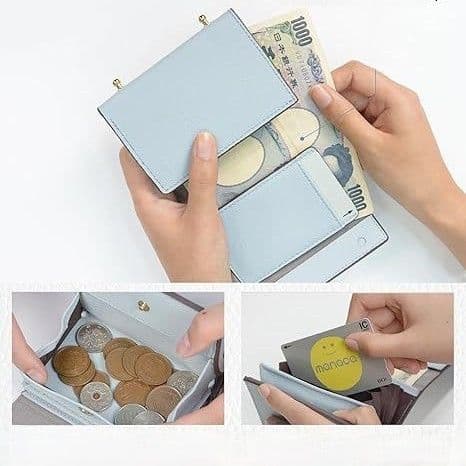 コンパクト 財布 多機能 二つ折りコンパクト財布