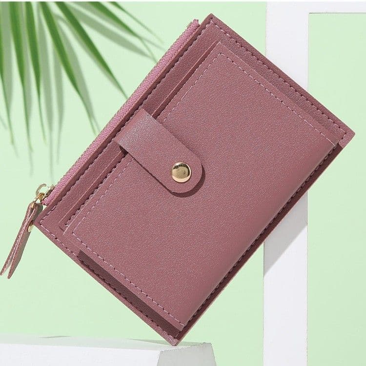 コンパクト 財布 多機能収納二つ折り小銭入れ付き財布