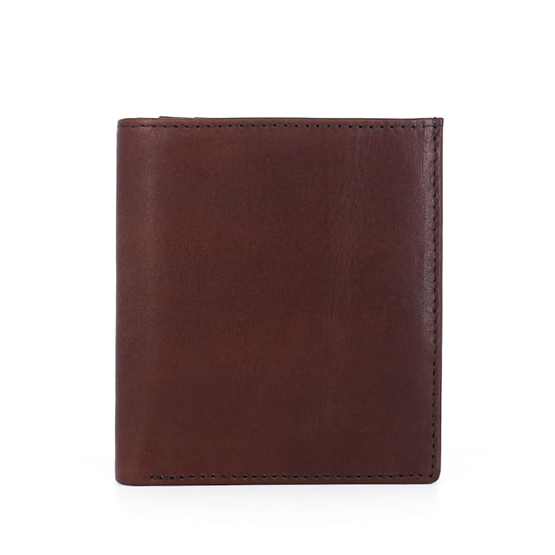 コンパクト 財布 上質本革シンプル二つ折り財布