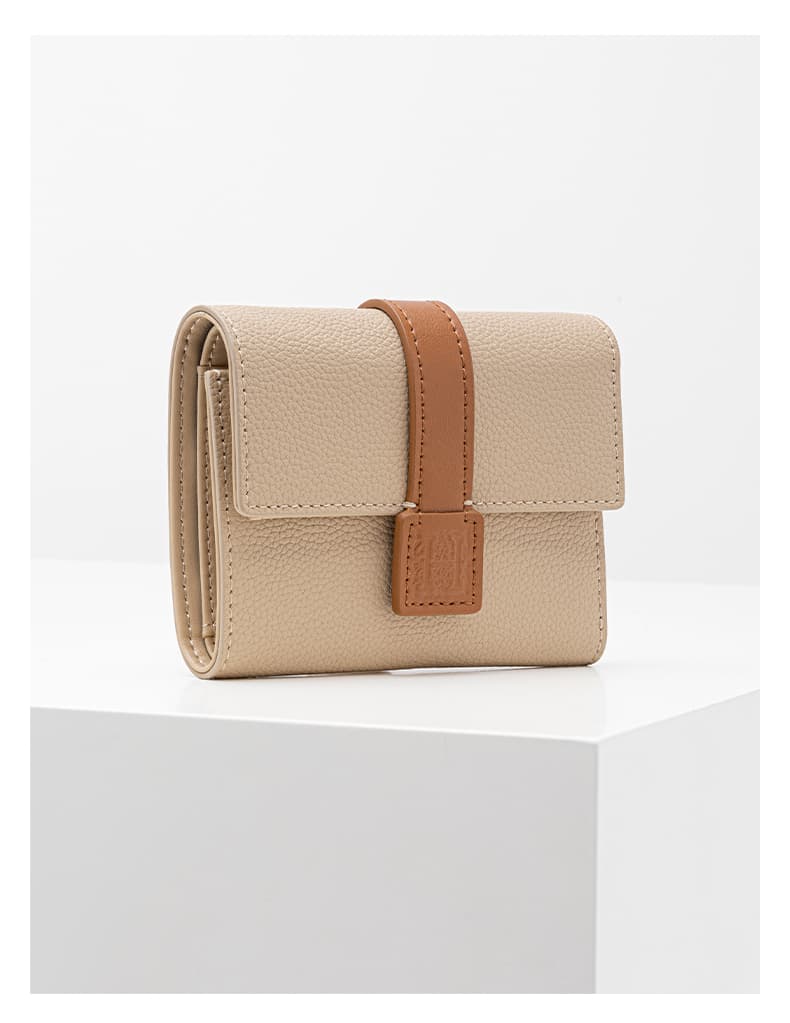 コンパクト 財布 三つ折り上質レザー ミニ財布