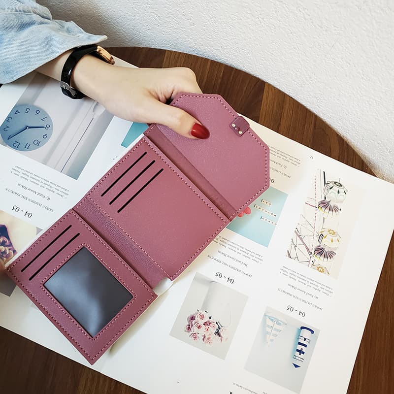 コンパクト 財布 フォーマル仕様 ミニマル三つ折り財布