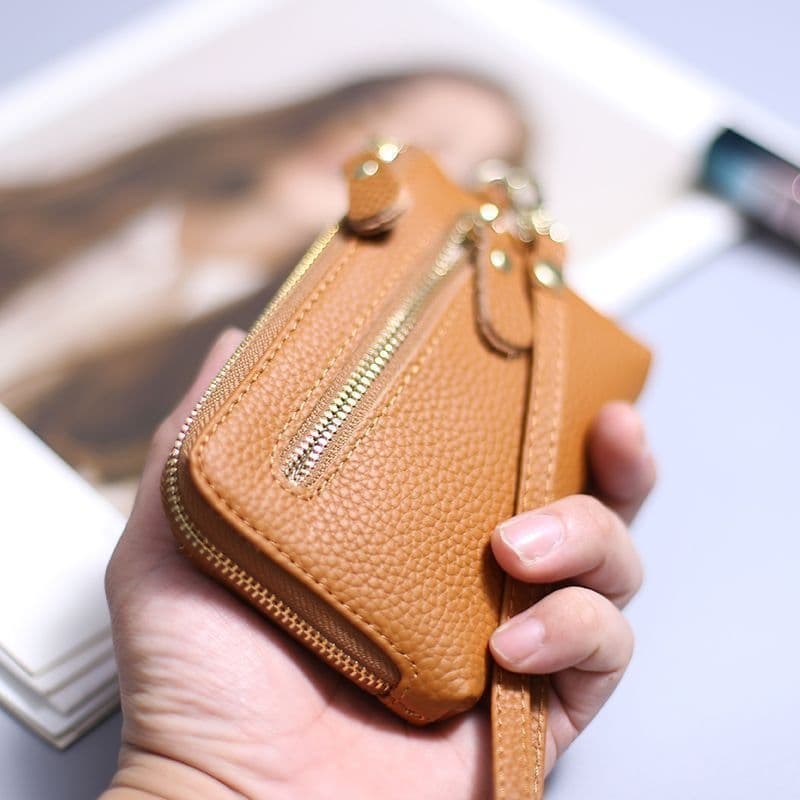 コンパクト 財布 上質な本革ミニ財布 多機能二つ折りコインケース