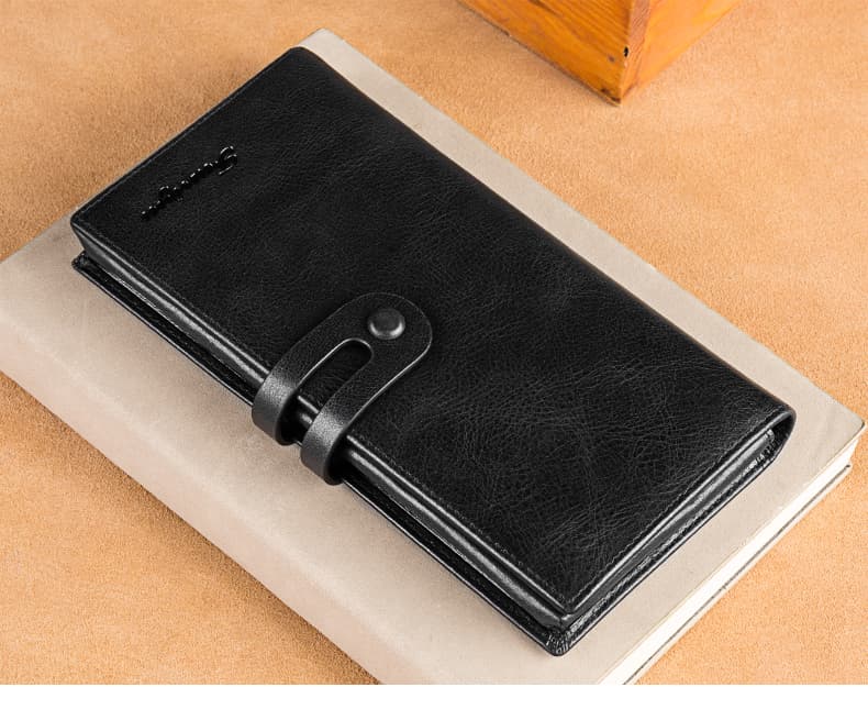 コンパクト 財布 本革使用 大容量 多機能長財布