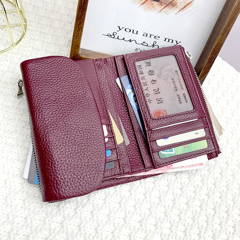 コンパクト財布 三つ折りコンパクト財布 多機能カードケース