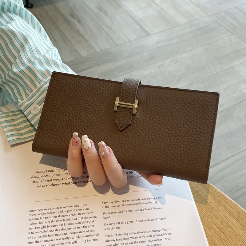 コンパクト 財布 シンプル上質レザー スマート財布