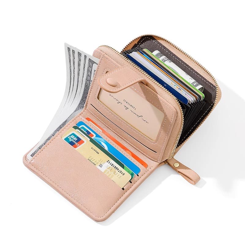 コンパクト財布 使いやすさ抜群 大容量 三つ折りミニ財布