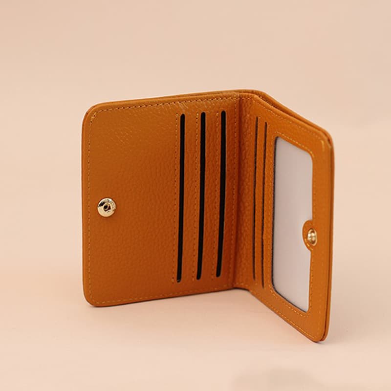 コンパクト 財布 本革スリム二つ折り財布