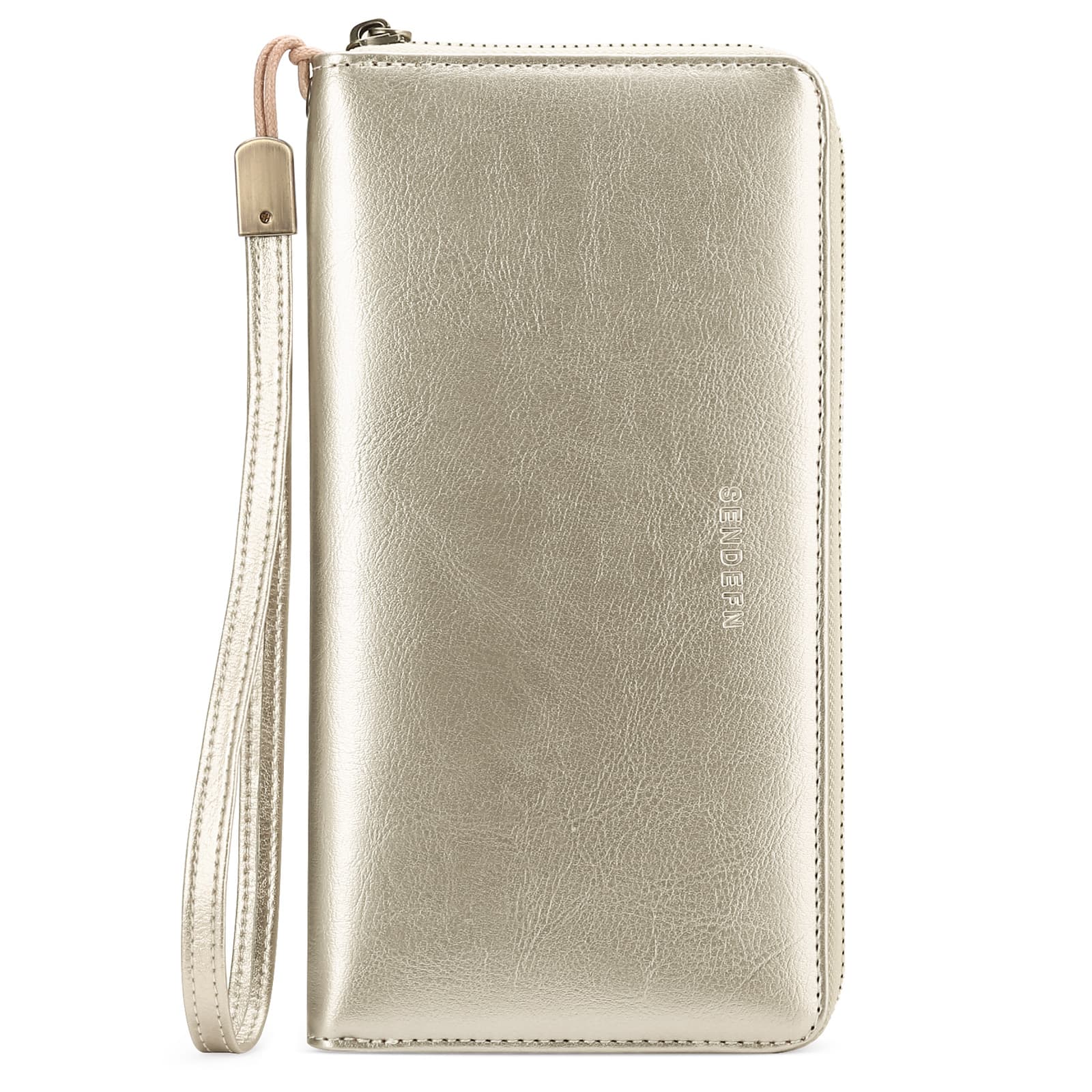 コンパクト 財布 シンプル大容量ジップアラウンド長財布