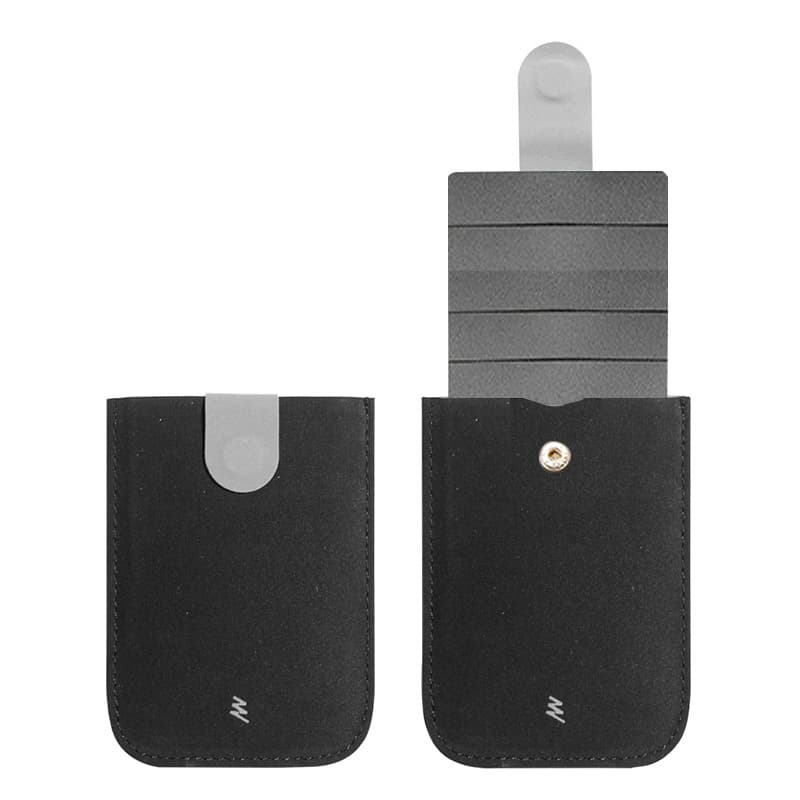 コンパクト 財布 薄型カード収納 スナップ留め 極小財布