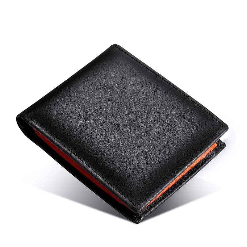 コンパクト 財布 上質レザー 二つ折り財布 シンプル