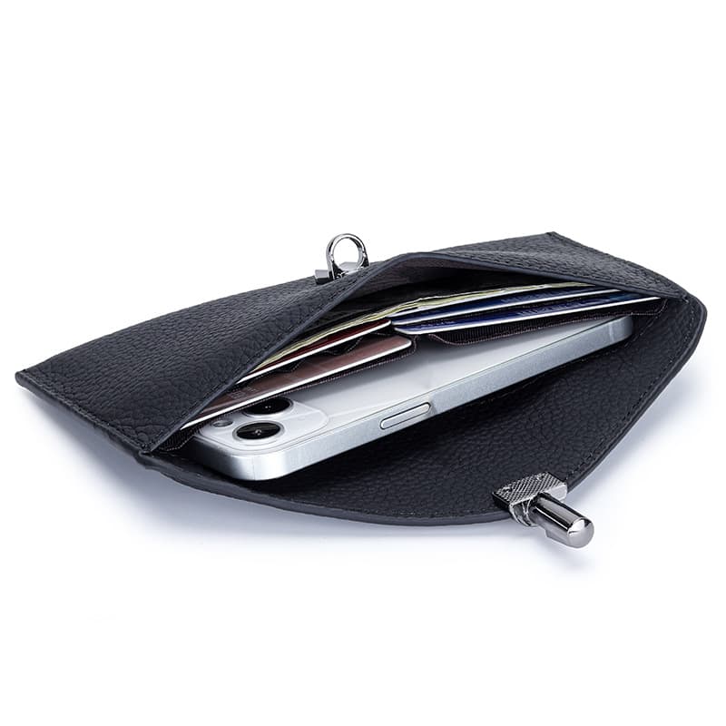 コンパクト 財布 シンプル本革スマート財布