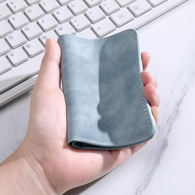 コンパクト 財布 シンプル二つ折りミニ財布