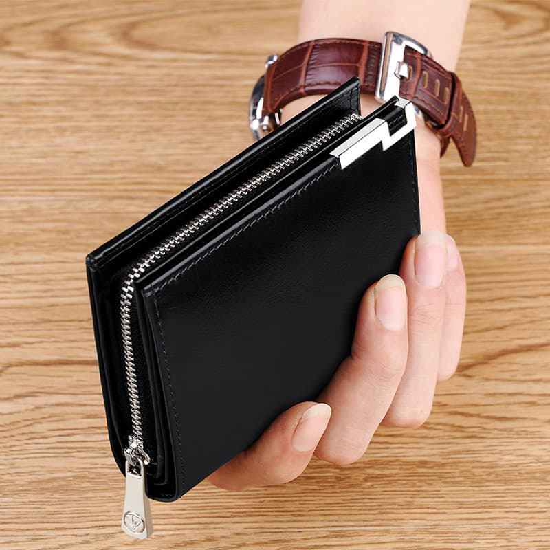 コンパクト 財布 洗練された二つ折り薄型財布