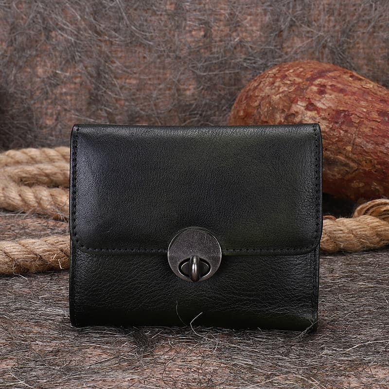 コンパクト 財布 三つ折り 本革職人の手作り三つ折り財布