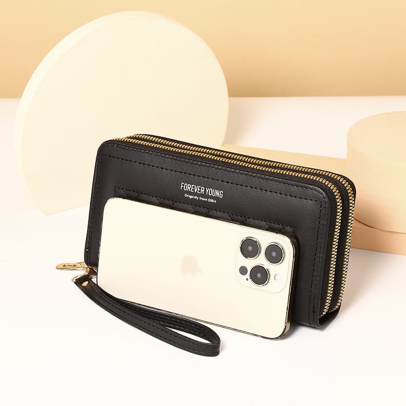 コンパクト 財布 キルティング模様の上品なお財布