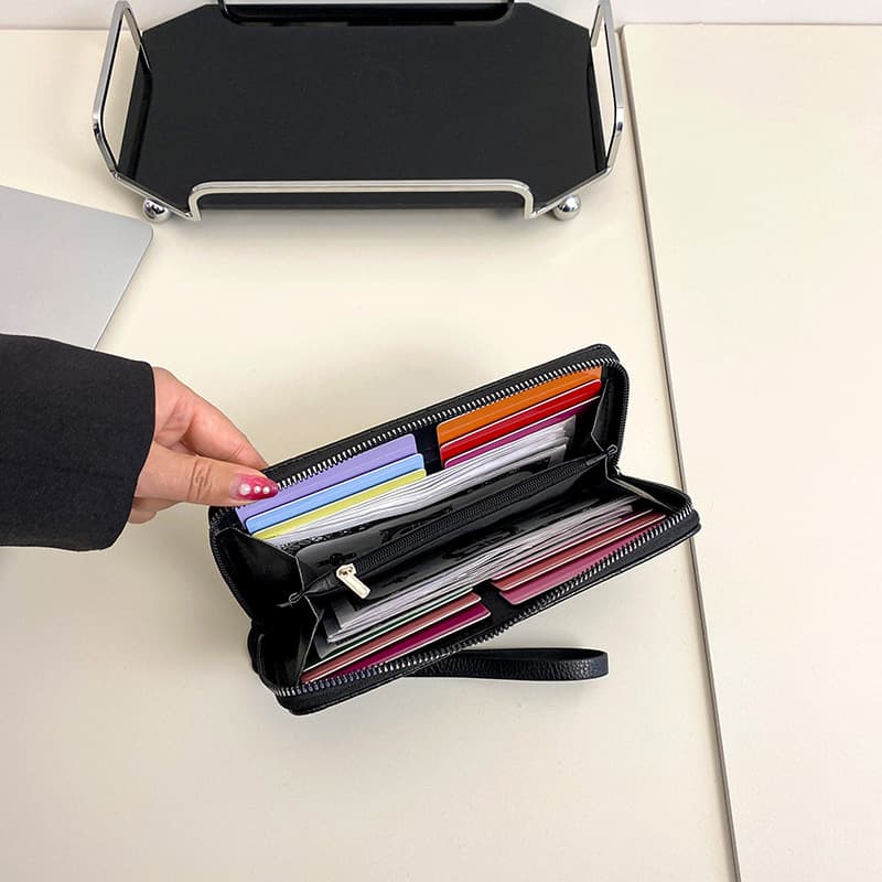 コンパクト 財布 型押し幾何学模様 コンパクト財布＆長財布セット