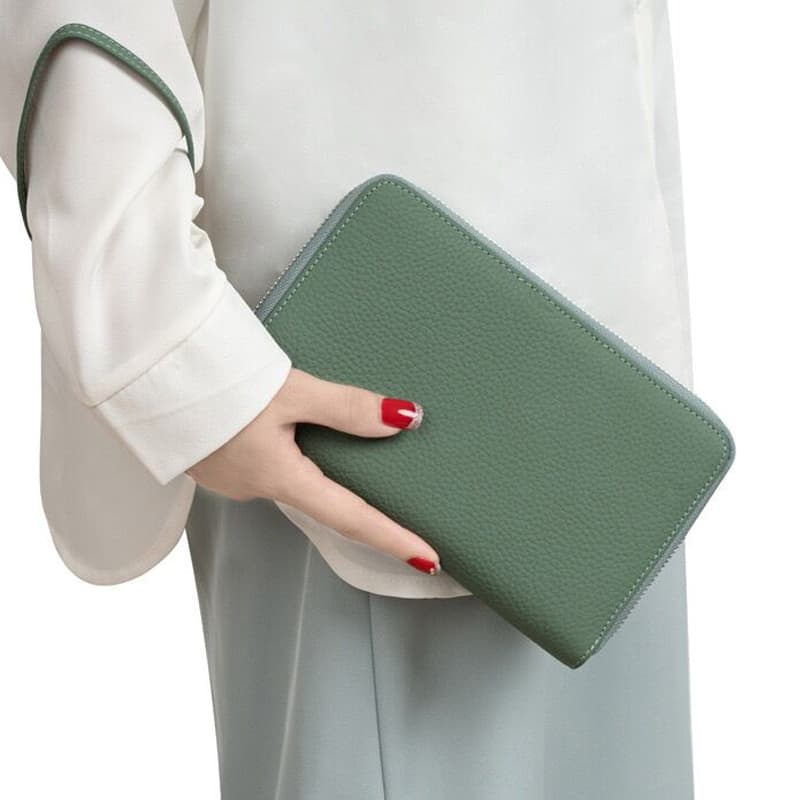 コンパクト 財布 上質レザー ラウンドジップ コンパクト財布