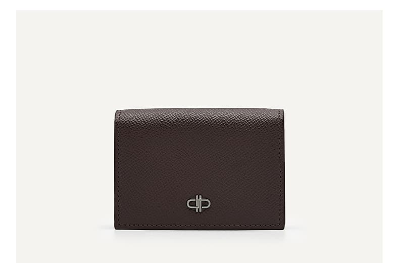 コンパクト 財布 上質な牛革コンパクト二つ折り財布