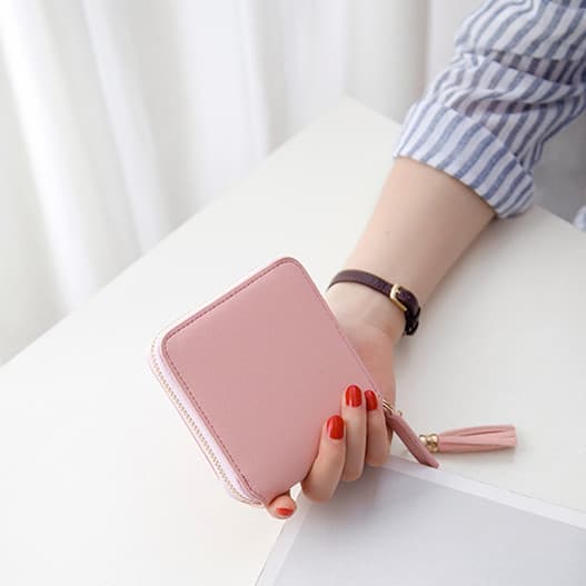 コンパクト 財布 レディース コンパクト財布 ミニ財布 タッセル付き 可愛い人気新作