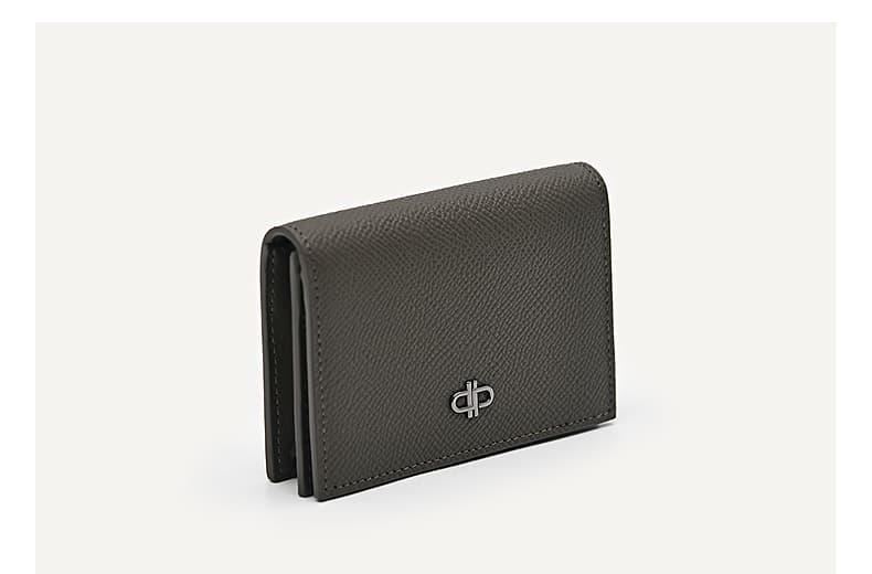 コンパクト 財布 上質な牛革コンパクト二つ折り財布