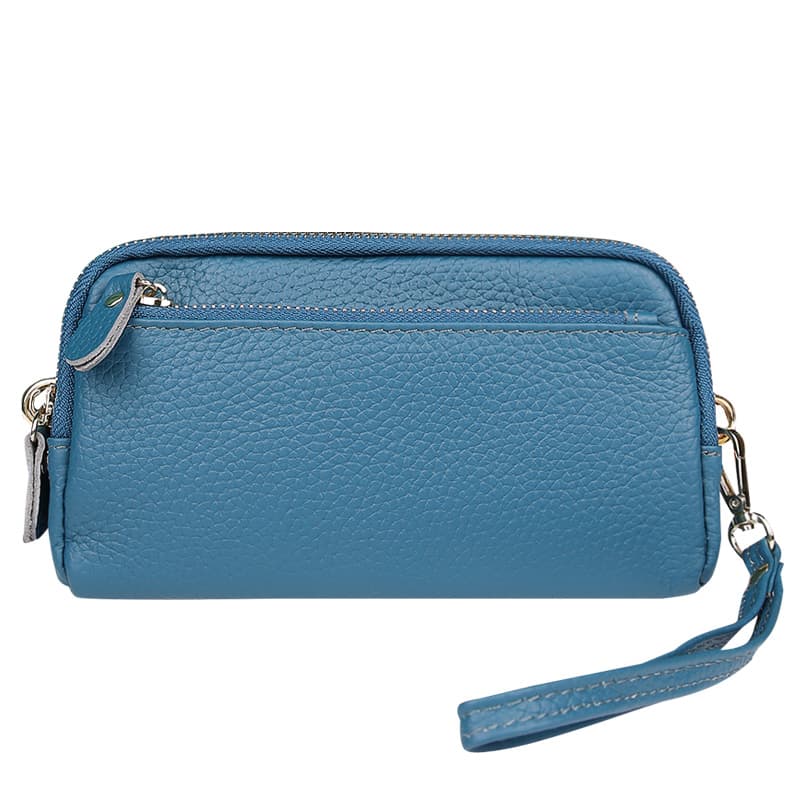 コンパクト 財布 多機能ポケット付き ソフトレザー財布