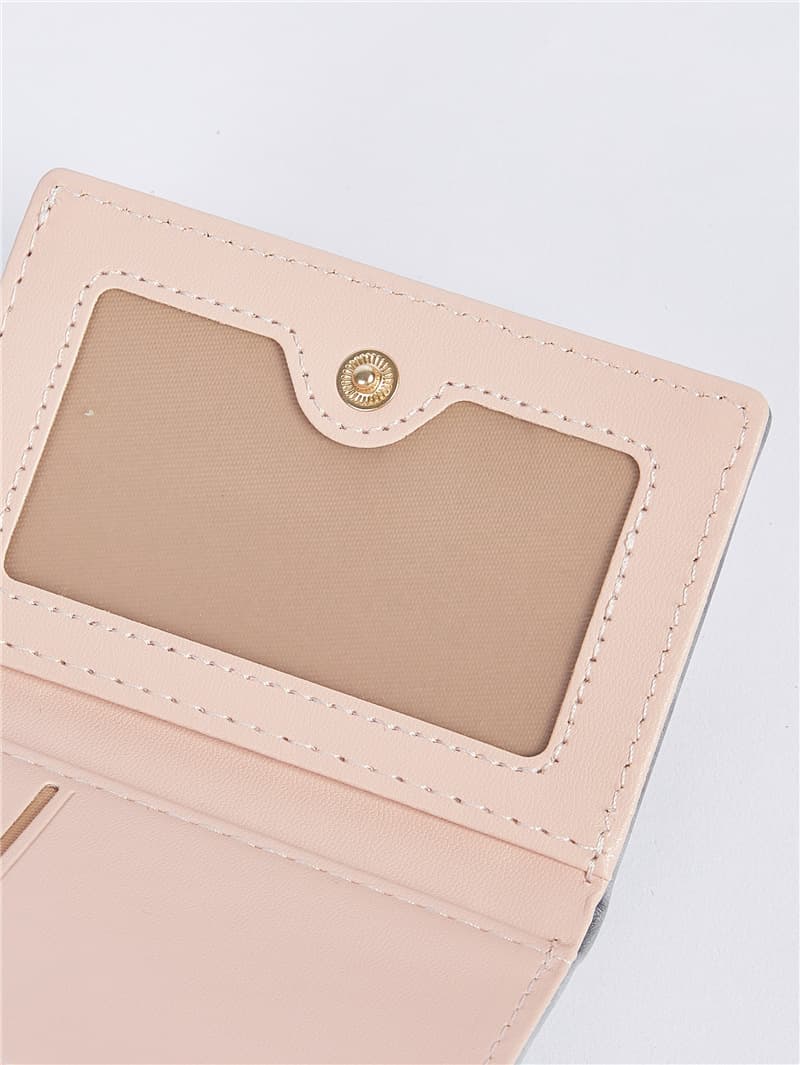 コンパクト 財布 大理石模様の三つ折りコンパクト財布