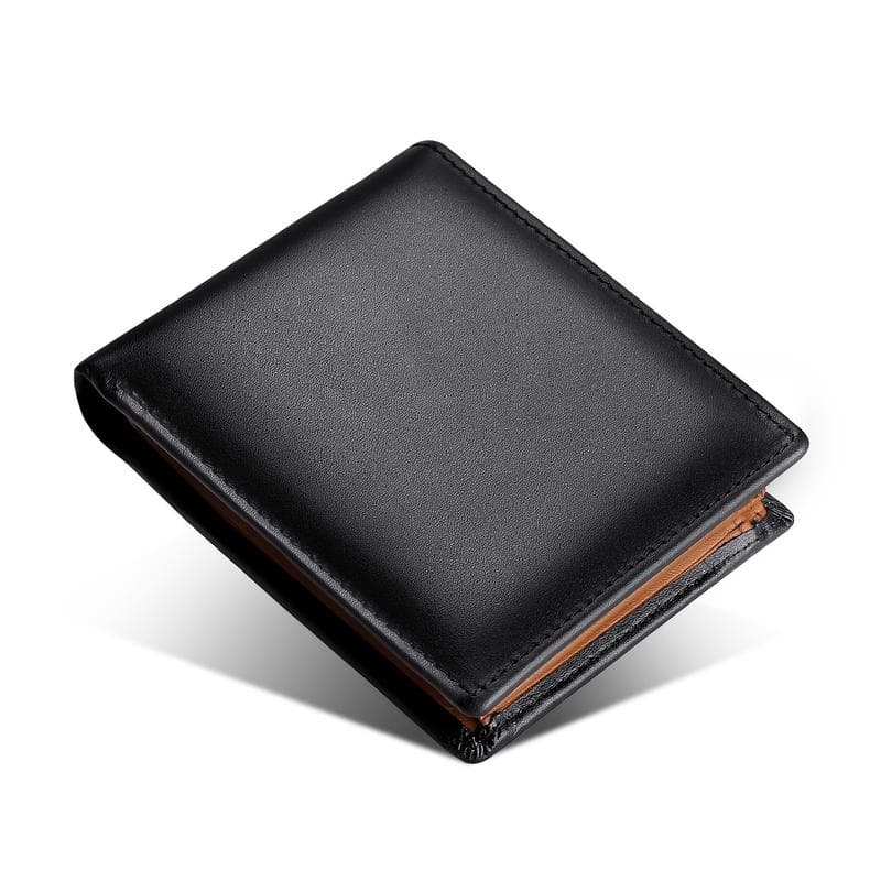 コンパクト 財布 上質レザー 二つ折り財布 シンプル